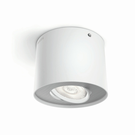 PHASE LED-Anbauleuchte 6.5W 2700K Dimmbar Bewegliches Weiß PHILIPS