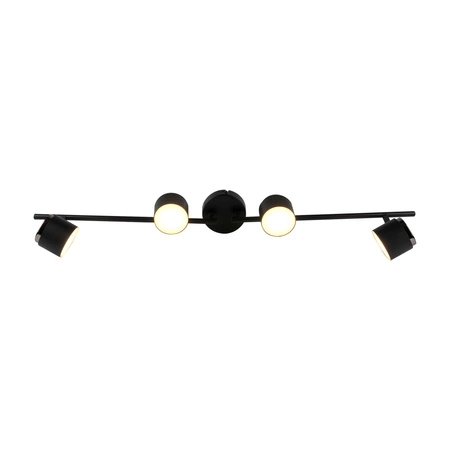 LED-Streifenlampe Decken- und Wandleuchte 16,8W KUBIK 4 Schwarz 3000 K GOLDLUX (Polux)