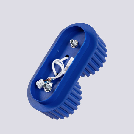 Anbauleuchte 2x GX53 Aluminium Blau Ultramarin Aura Deep Space SL.1813 Sollux