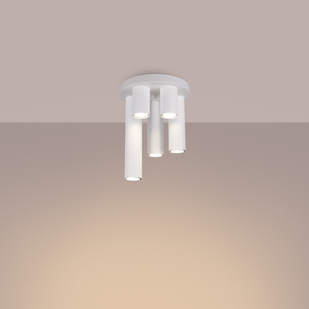 Decke Plafond Tuba Spot 5x GU10 Weiß Lagos Ocean Green SL.1465 Sollux