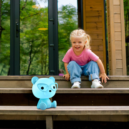 LED Dekorative Lampe 2.5W 59lm Blau Dimmbar Teddybär Sanico Goldlux