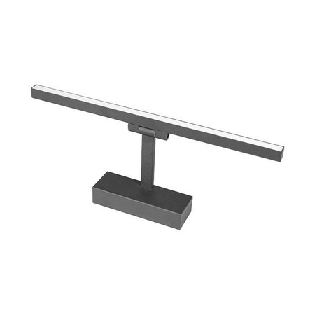 LED Wandleuchte über Spiegel 9W 450lm 4000K 116° Schwarz 40cm Lappa Masterled