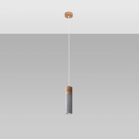 ZANE GU10 Hängende LED-Deckenleuchte Grau SOLLUX