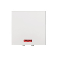 Schalter Schließer, beleuchtet 16A Quadratisch Weiß OFFICE Kanlux