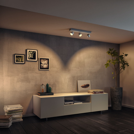 LED STAR Deckenleuchte 3x 4.5W 2700K Dimmbarer Reflektor Leuchte Beweglich Weiß PHILIPS