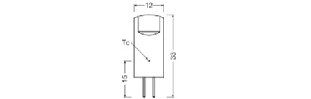 LED-Kapsel-Glühbirne G4 1.5W = 20W 200lm 2700K Warm 320° 12V Ledvance