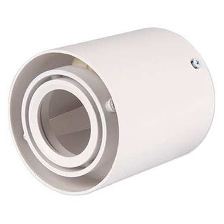 Aufputz Halogen Tuba Reflektor Spot GU10 Rund Beweglich Weiß Geführt