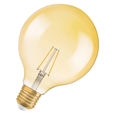 E27 G125 LED Lampen 2,5 W = 22 W, 225 lm, 2500 K warm, OSRAM Vintage 1906 Globe