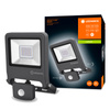 LED Fluter 30W 2700lm 4000K IP44 Grau mit Bewegungssensor LEDVANCE Flutlicht Endura