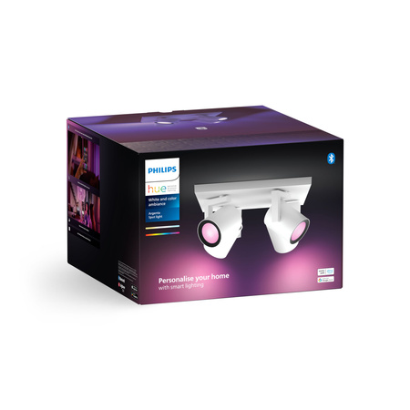 Philips HUE Weiß und Farbe Ambiance Lampe Argenta 4x4.2W Bluetooth Zigbee