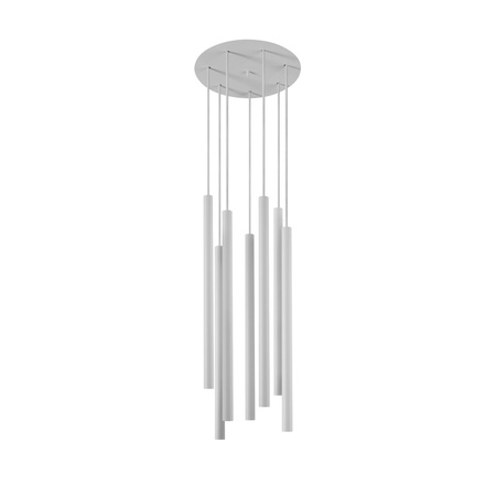 LASER Deckenleuchte 8918 Nowodvorski Weiß 7xG9 Pendelleuchte Stahl ?30 cm Minimalistisch