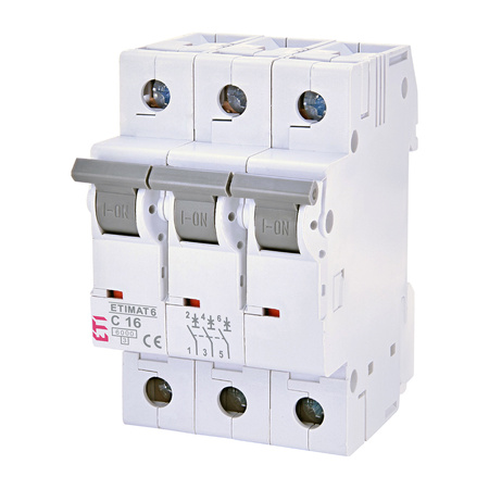 Leistungsbegrenzer-Leistungsschalter ETIMAT 6 3P C16A 6kA AC