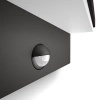 Gartenlampe LED Wandleuchte BUSTAN IR myGarden 2x4,5W 4000K IP44 mit Bewegungssensor Anthrazit PHILIPS