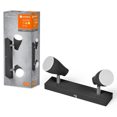 LED Spot Einstellbare Deckenlampe 8.6W 420lm 3000K Warm Black Spot Ledvance