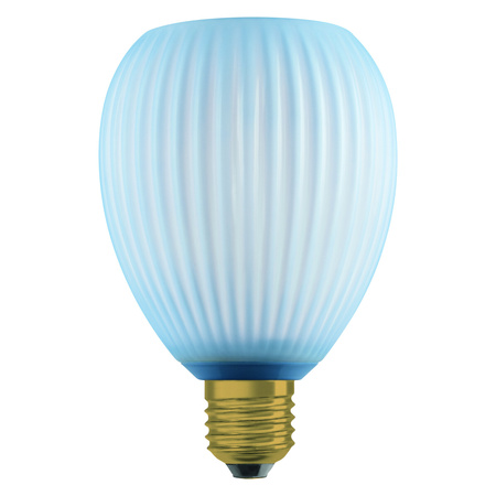 LED-Lampe E27 Oval 3.5W 300lm 2700K Warm Dekorativ Blau Osram