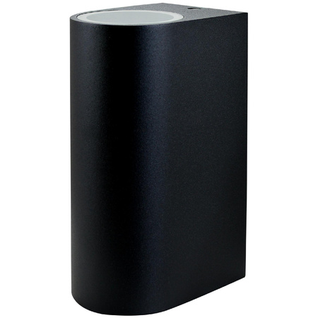 Gartenfassadenwandleuchte auf und ab LED 2xGU10 BOSTON GOLDLUX (Polux) DOUBLE BLACK