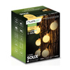 Solar Garten Girlande 50x LED Zierkugeln 9,27m 3000K Warm SOLIX LUMILED