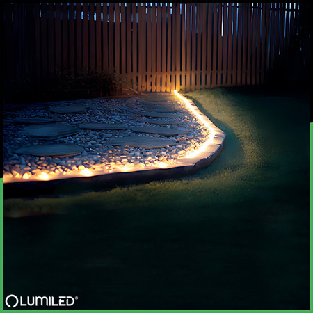 LED-Solarbänder 150x LED AVERO 3000K Warm IP44 5m LUMILED