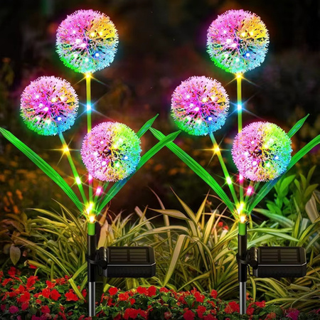 Solar Gartenlampe LED PILUS RGB Gesteuert Dekorative Blume Knoblauch LUMILED
