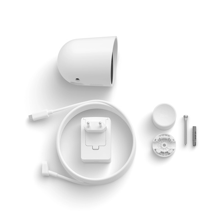 IP 2K QHD 1440p CMOS Weiß Zigbee WiFi SMART Sicherheitskamera Outdoor Wired Camera Secure Philips HUE