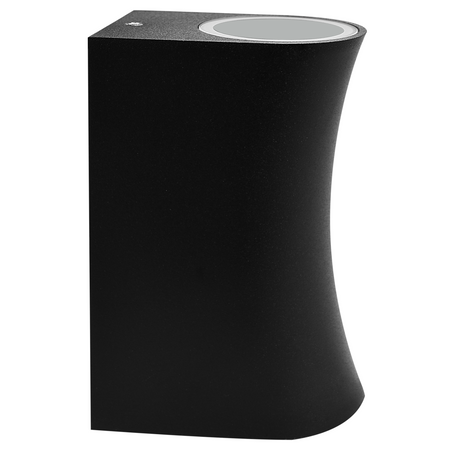 LED-Gartenwandleuchte 2xGU10 BOSTON DOUBLE BLACK GOLDLUX (Polux)