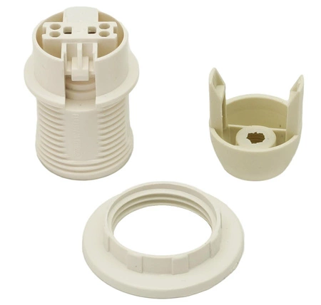 Isolierfassung mit Kragen E14 OTE14-01 4A 250V WEISS ANSCHLUSS