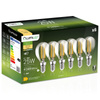 6x LED-Lampe E14 Ball P45 2W = 25W 249lm 3000K Warm 360° FILAMENT LUMILED
