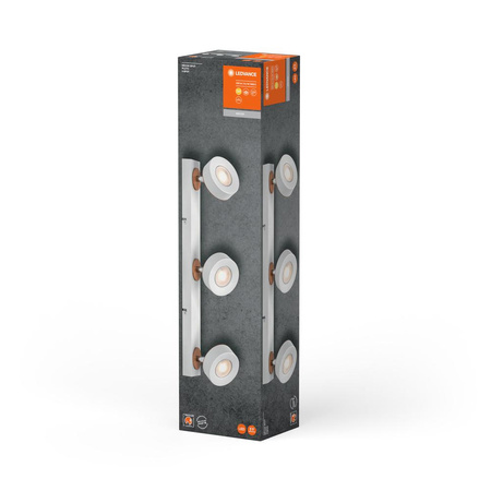 LED-Deckenleuchte LED-Punktstrahler 3-Punkt dekorativ 14,4W weiß LEDVANCE