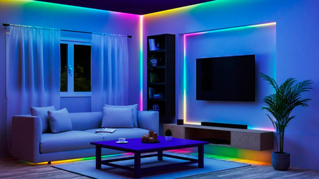 NEON LED Streifen 45W RGBIC 10m Smart SMART WiFi Bluetooth Anwendung WiZ