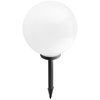 LED ATRIS Solar Gartenlampe angetrieben oberirdisch weiße Kugel 30cm RGB LUMILED