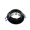 Flush-mounted GU10 Halogen Einbaustrahler Schwarz Rund Kobi