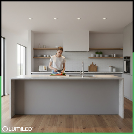 Halogen-Deckeneinbauleuchte Kreisförmig beweglich MR16 Weiß TRIAM LUMILED