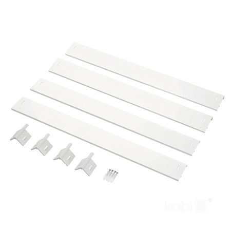 Aufbaurahmen 63mm für LED-Panel 60x60cm Klik Weiß Kobi