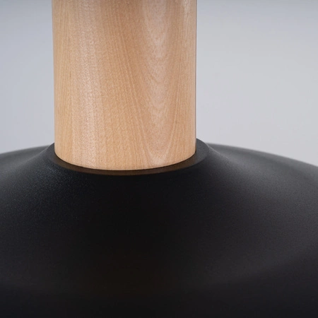 INDY E27 Schwarz Skandinavische Pendel-Deckenleuchte SOLLUX