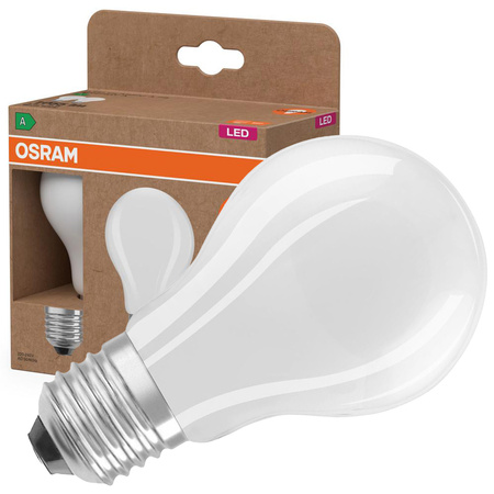 2x LED-Lampe A60 E27 5W = 75W 1055lm 2700K Warm 300° Glühfaden CLASSIC ENERGY EFFICIENCY Osram