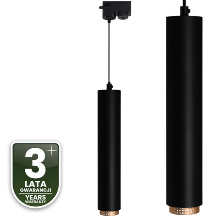 Hängelampe 29cm Reflektor GU10 LED ELIGIS Schwarz LUMILED