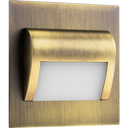 DECORUS Treppenleuchte LED-Lampe 1,2W Messing ProVero Neutral 4000K 12V DC