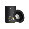 Spot-Deckenleuchte GU10 rund schwarz VT-796 V-TAC