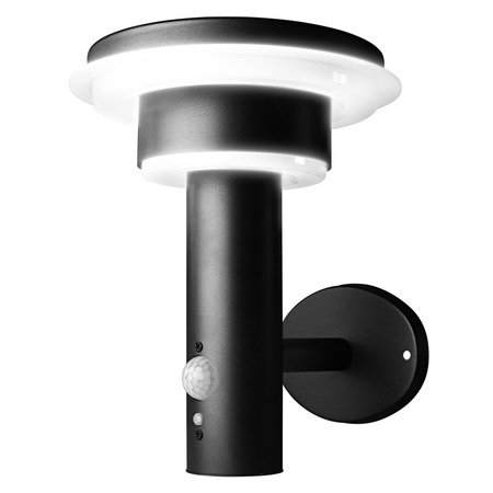 Solar-Gartenwandleuchte LED-Fassadenleuchte 6W Schwarz ENDURA STYLE LEDVANCE