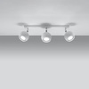 Anbauleuchte OCULARE 3L 3xGU10 Reflektor Halogen Beweglich Minimalistisch Weiß SOLLUX