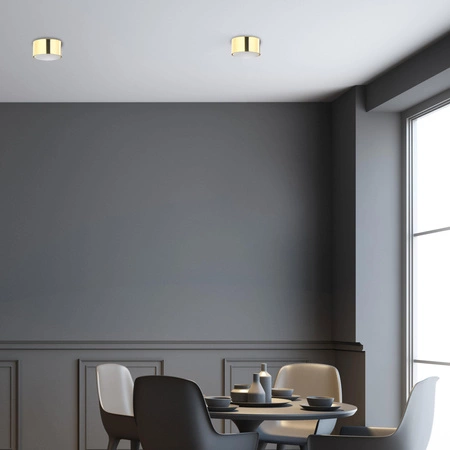 DALLAS GOLD Spot Halogen-Deckenleuchte Gold Rund GX53 6096 TK Lighting