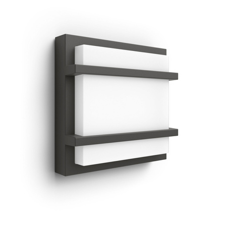 PETRONIA 3.8W 2700K IP44 Anthrazit PHILIPS Garten LED Wandlampe