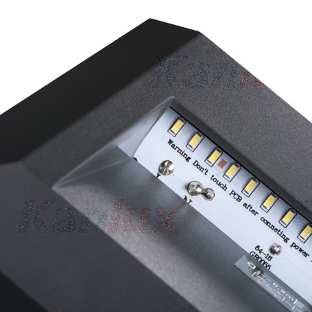 Wandanbauleuchte CROTO LED grau 1,1W 30lm 6500K kalt 230V Kanlux