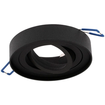 Einbaustrahler GU10, Einbauspot HALOGEN 20mm Runde Tube beweglich Schwarz MIDI LUMILED