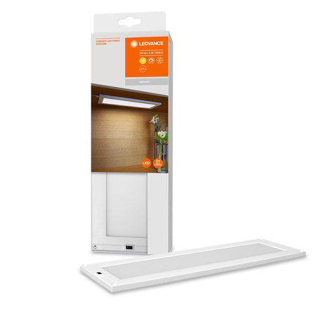 LED-Unterschrank-Möbelleuchte 5W 220lm 3000K warm mit Bewegungssensor dimmbar 30 x 10cm Schrank-LED-Panel LEDVANCE