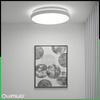 LED-Deckenleuchte Aufbaumontage 24W 4000K CELIS Rund IP44 Weiß Ring ALS LUMILED
