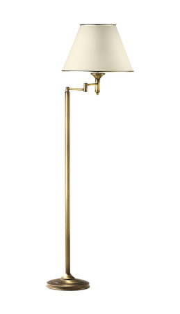 CLASSIC E27 Stehlampe Lampenschirm 158 cm Broken Classic Ecru Gold Jupiter