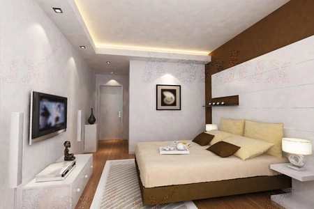 Quadratische Halogen-Deckenleuchte aus Glas MORTA MR16 schwarz Kanlux