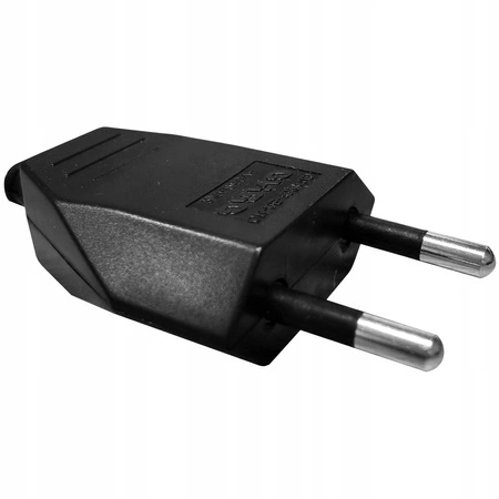 Elektrostecker Flachstecker 2P 25A 250V abnehmbar schwarz ORNO