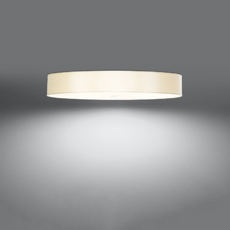 Deckenleuchte LED SKALA 6xE27 Runde Leuchte 100cm Weiß SOLLUX